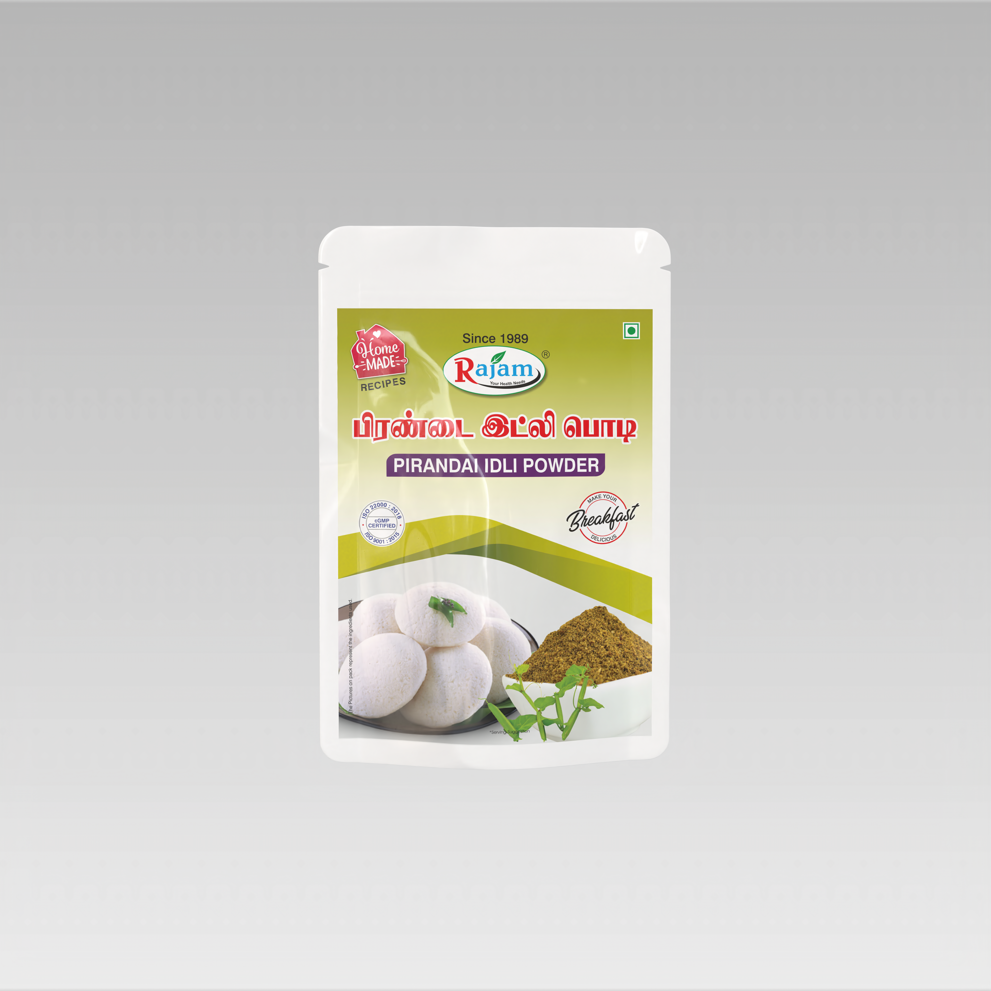What Is Rajam 250GM POUCH RAJAM PIRANDAI IDLICHILLI POWDER – Rajam Sukku Coffee