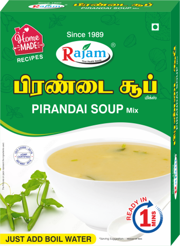 What Is Rajam 100GM BOX RAJAM PIRANDAI SOUP MIX – Rajam Sukku Coffee