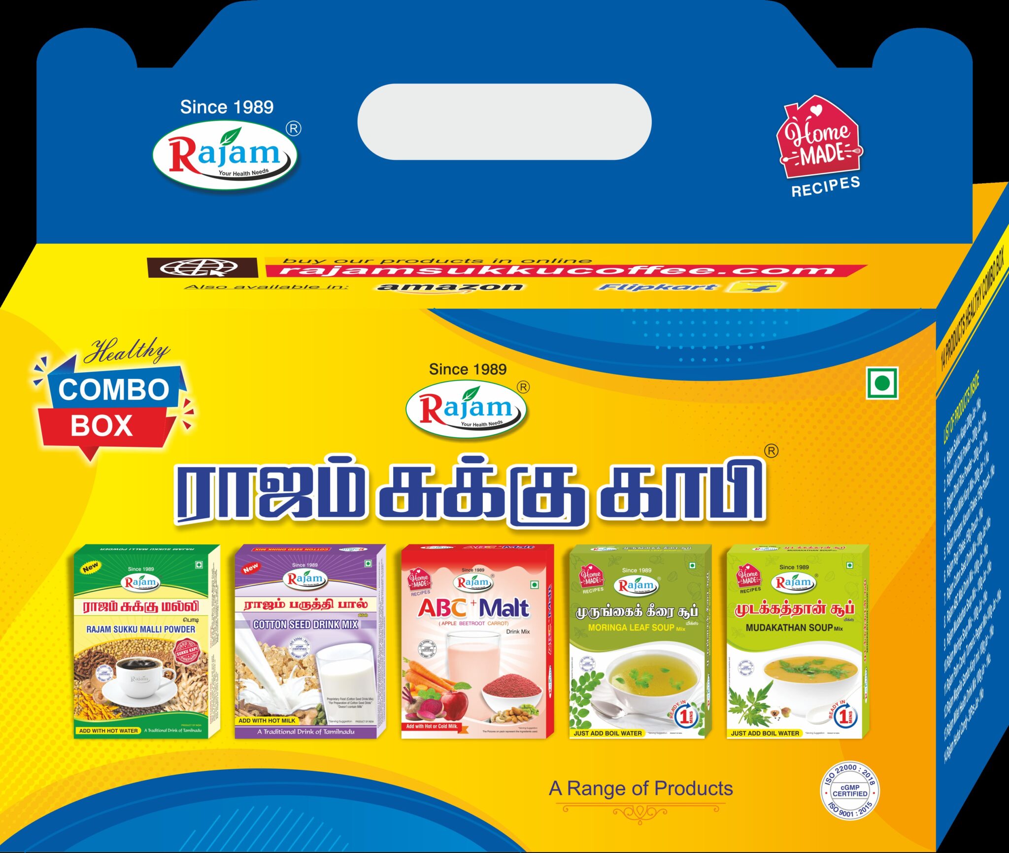 RAJAM INSTANT DRINK MIX COMBO BOX – Rajam Sukku Coffee